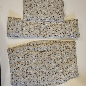 Floral Bunny Print Cushion Set